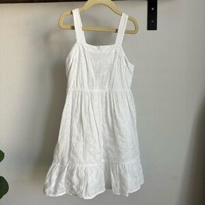 White eyelet dress